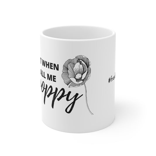 Big Poppy Coffee Mug