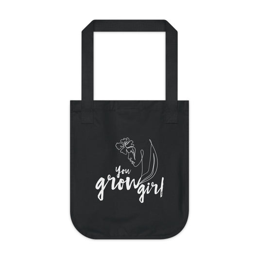 You Grow Girl Organic Canvas Tote Bag